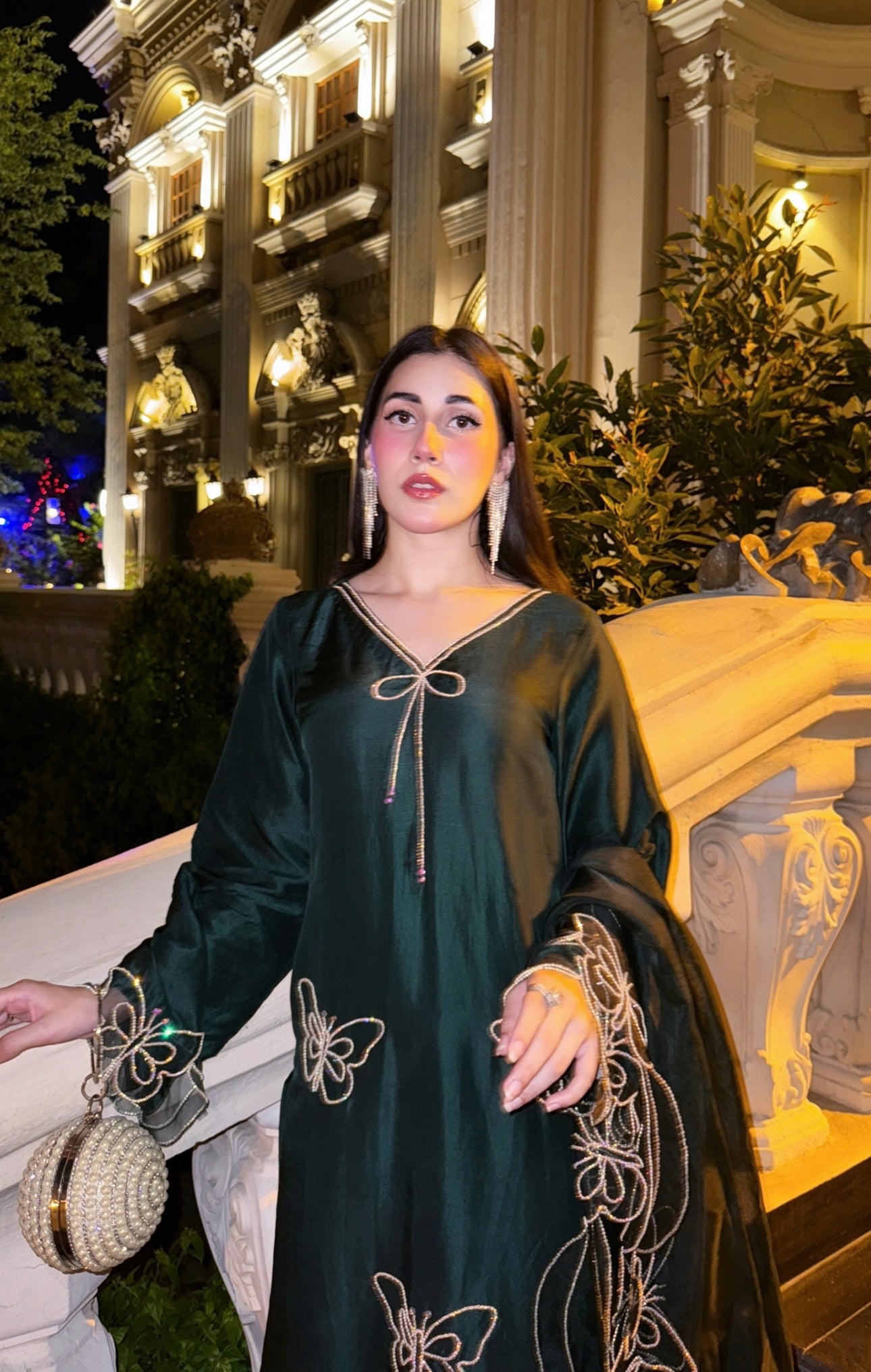 Emerald Butterfly Set