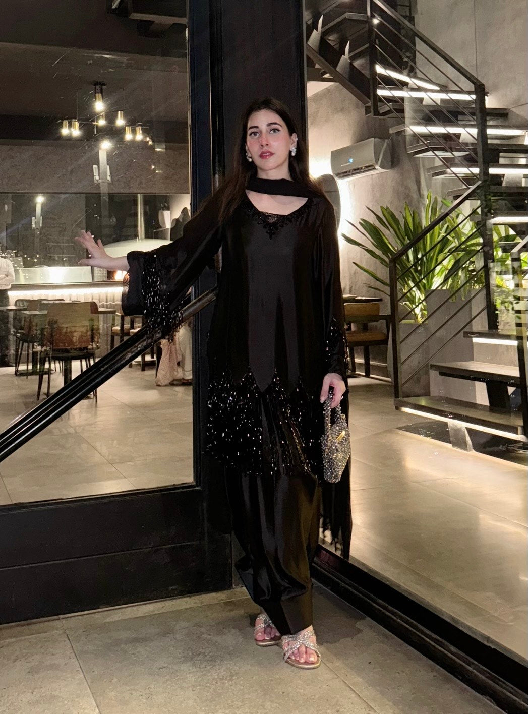 Fringes Shalwar Set