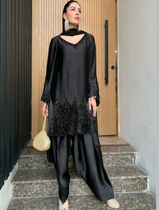 Fringes Shalwar Set