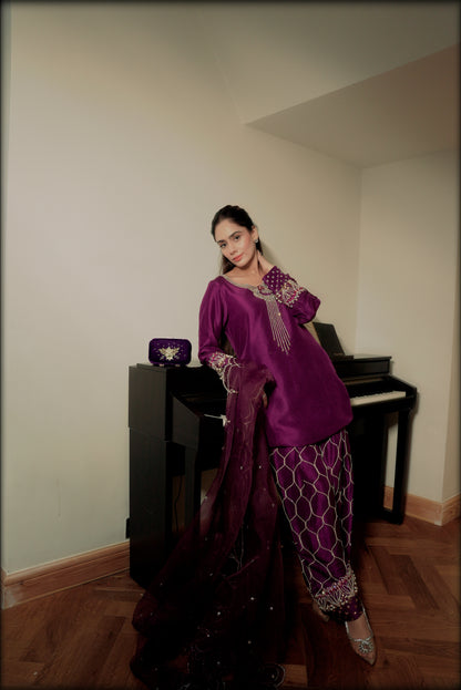 Rhinestone Shalwar Set