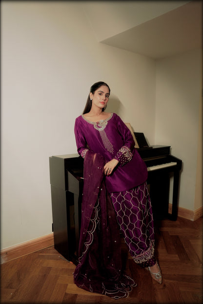Rhinestone Shalwar Set