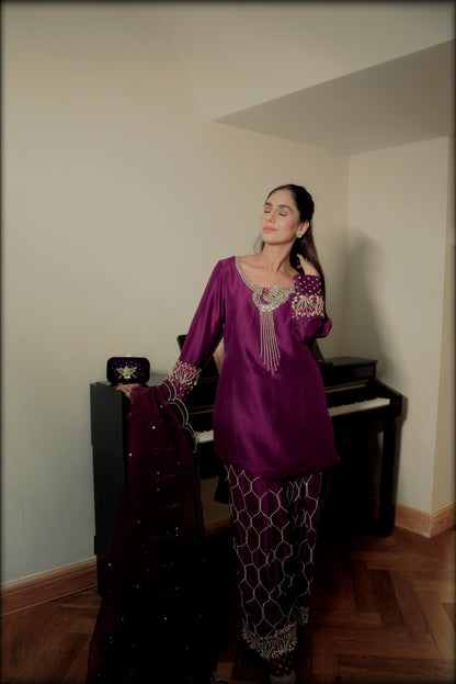 Rhinestone Shalwar Set