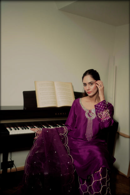 Rhinestone Shalwar Set